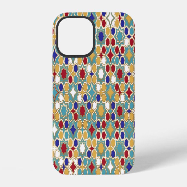 Colorful Islamic Mosaic Seamless Pattern Iphone Case (Back)