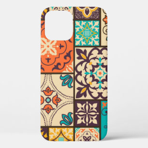 Colorful Islamic Patchwork: Vintage Tile. iPhone 12 Case