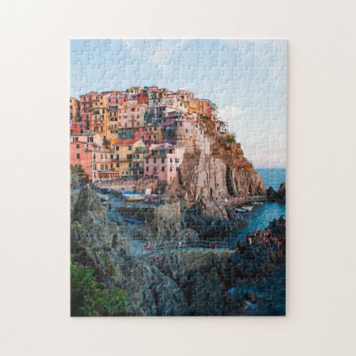 Colorful Italy Coastal Town Travel Photo Jigsaw Puzzle