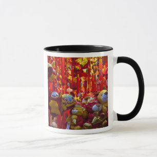Colorful items for sale in a shop in Hong Kong Mug