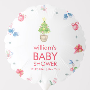 Colorful It's Cold Outside Winter Baby Shower  Balloon