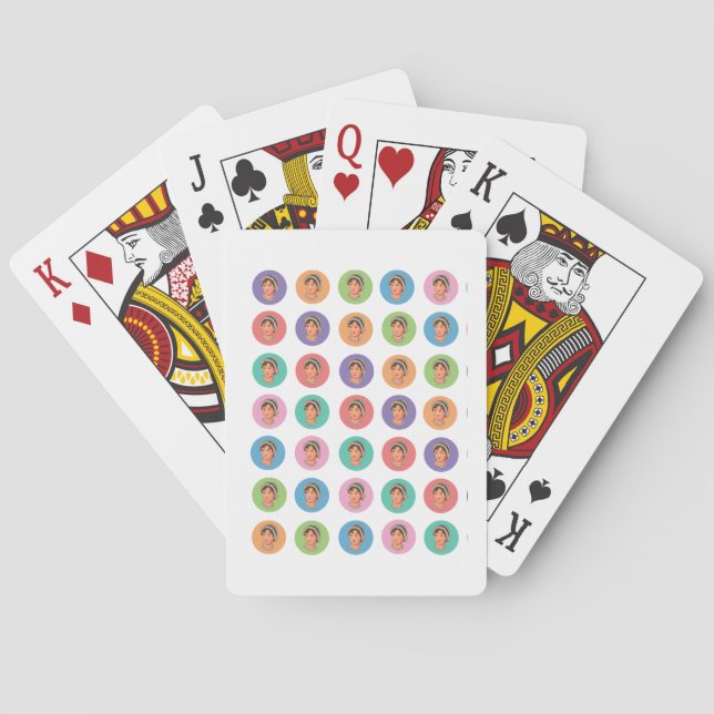 Colorful Jane Austen Playing Cards (Back)