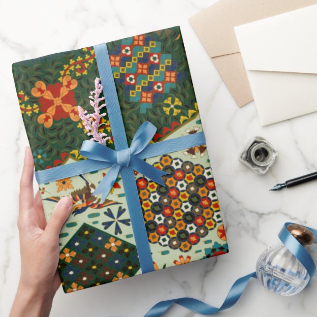 Colorful Japanese pattern Wrapping Paper (Gifting)