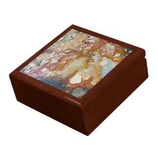 Colorful Jasper Stone Pattern Gift Box
