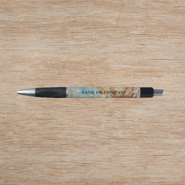 Colorful Jasper Stone Pattern Personalized Pen (In Situ)