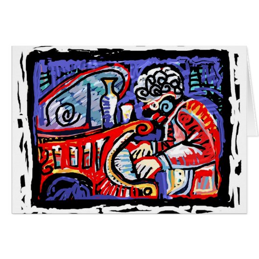 *Colorful Jazz* Cards (Front Horizontal)