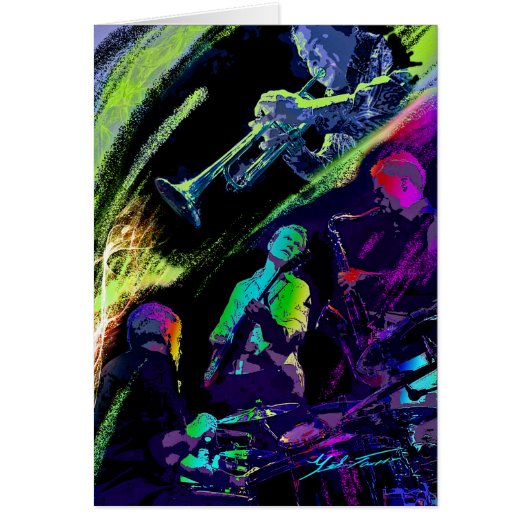 Colorful Jazz Cards (Front)