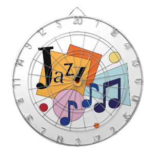 Colorful Jazz Modern Art Design Dart Board