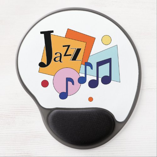 Colorful Jazz Modern Art Design Gel Mouse Pad