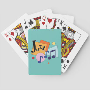 Colorful Jazz Modern Art Design Poker Cards