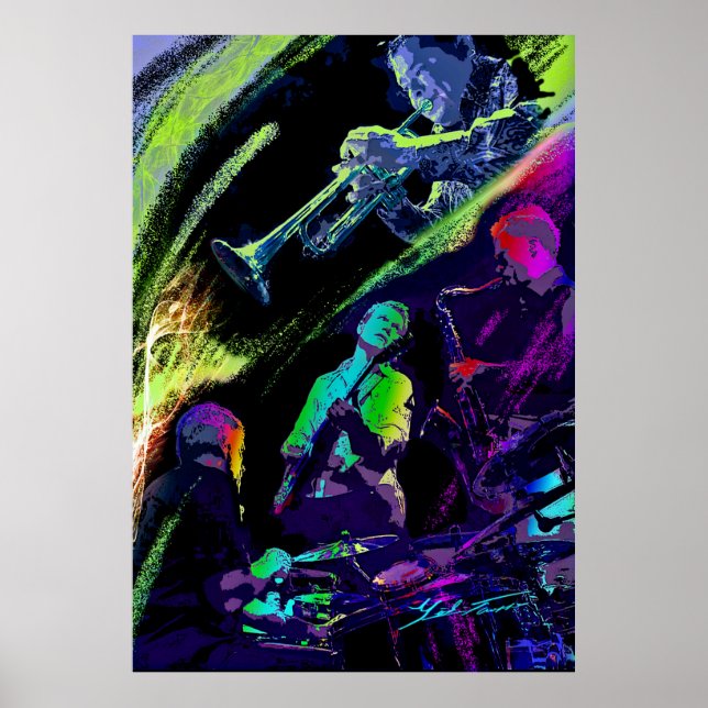 Colorful Jazz Poster (Front)
