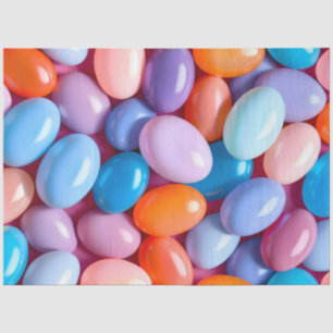 Colorful Jelly Bean Art Tissue Paper