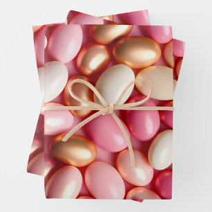 Colorful Jelly Bean Art Wrapping Paper Sheets