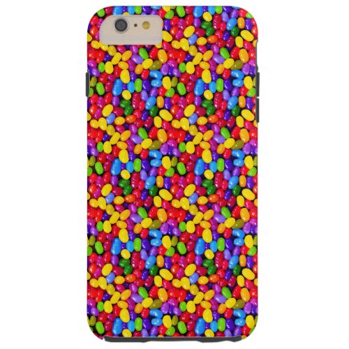 Colorful jelly beans tough iPhone 6 plus case