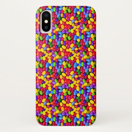 Colorful jelly beans iPhone XS case