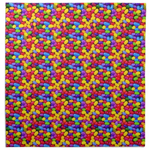 Colorful jelly beans cloth napkin