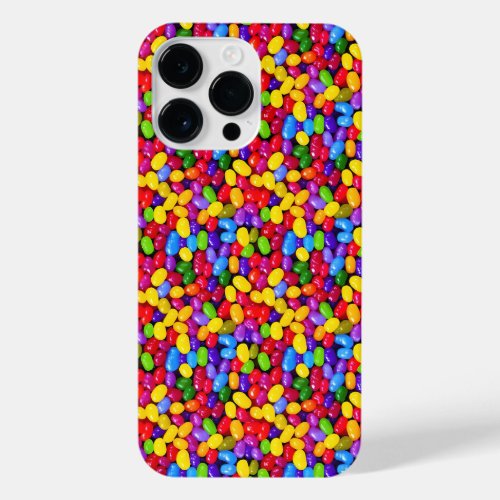 Colorful jelly beans iPhone 14 pro max case