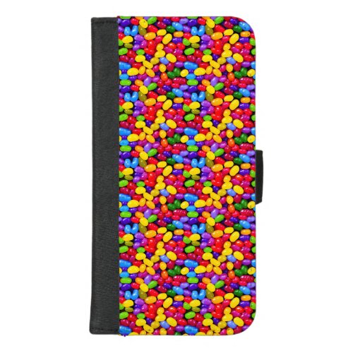 Colorful jelly beans iPhone 87 plus wallet case