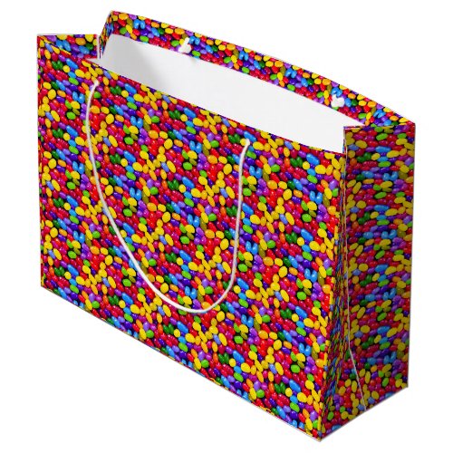 Colorful jelly beans large gift bag