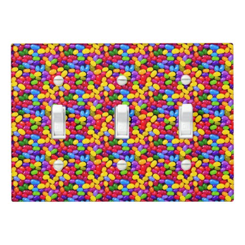 Colorful jelly beans light switch cover