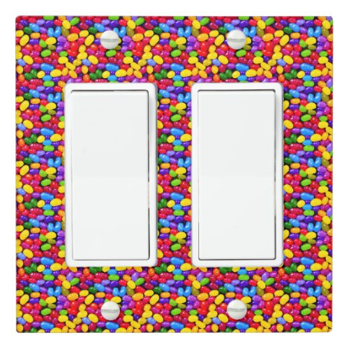 Colorful jelly beans light switch cover