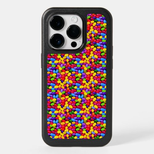 Colorful jelly beans OtterBox iPhone 14 pro case