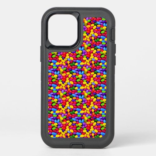 Colorful jelly beans OtterBox defender iPhone 12 case