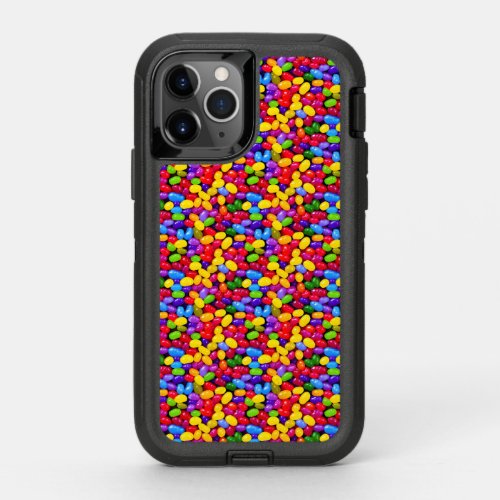 Colorful jelly beans OtterBox defender iPhone 11 pro case