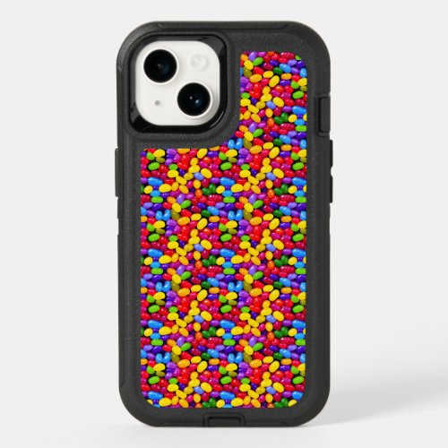 Colorful jelly beans OtterBox iPhone 14 case