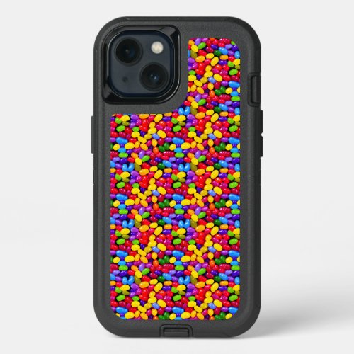 Colorful jelly beans iPhone 13 case