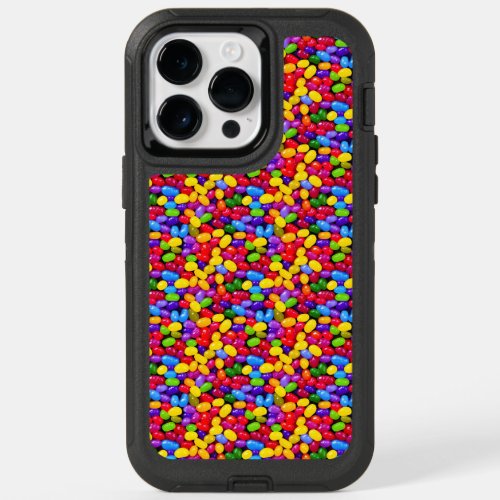 Colorful jelly beans OtterBox iPhone 14 pro max case