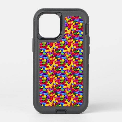 Colorful jelly beans OtterBox defender iPhone 12 mini case