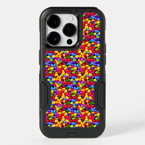 Colorful jelly beans OtterBox iPhone 14 pro case