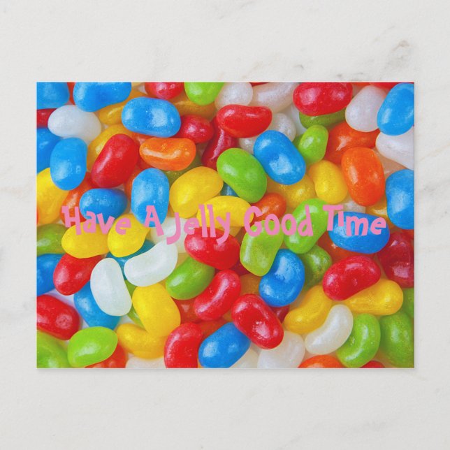 Colorful Jelly Beans Postcard (Front)