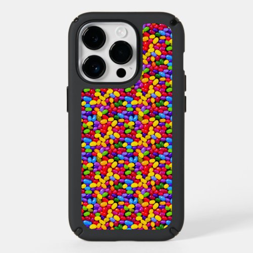 Colorful jelly beans speck iPhone 14 pro case