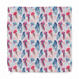 Colorful Jelly fishes Bandana