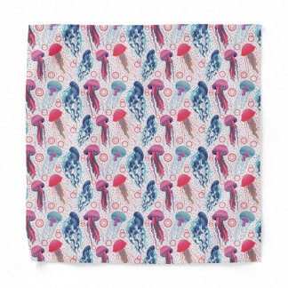 Colorful Jelly fishes Bandana