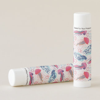 Colorful Jelly fishes Lip Balm