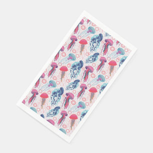 Colorful Jelly fishes Paper Guest Towels