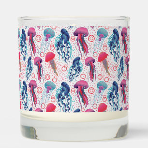 Colorful Jelly fishes Scented Candle