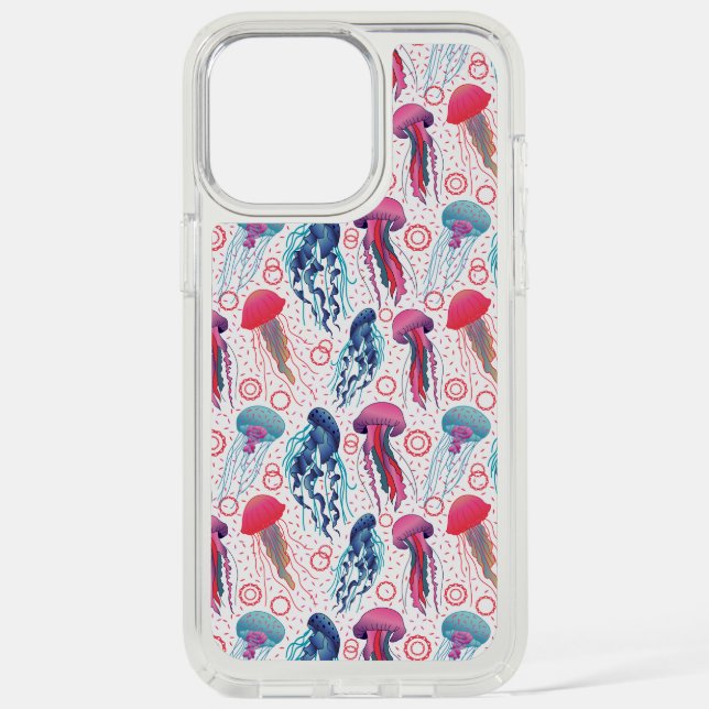 Colorful Jelly fishes Speck iPhone Case (Front)