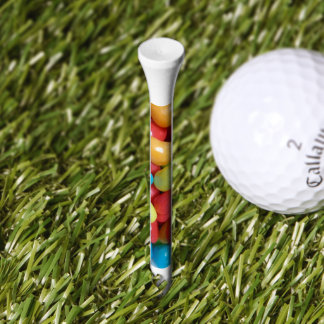 Colorful Jellybeans Golf Tee
