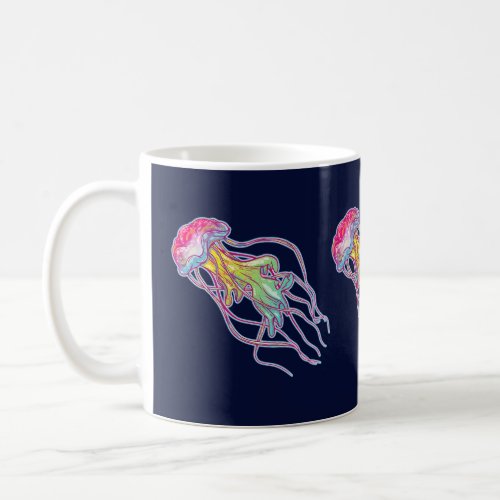 Colorful Jellyfish Coffee Mug