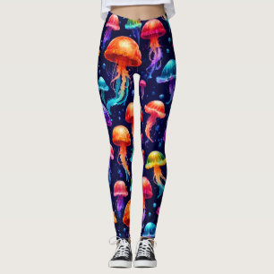 Colorful Jellyfish  Leggings