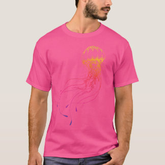 Colorful Jellyfish Sea Animal Scuba Diving T-Shirt