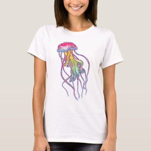 Colorful Jellyfish T_Shirt