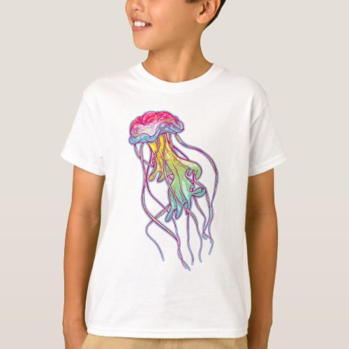 Colorful Jellyfish T_Shirt
