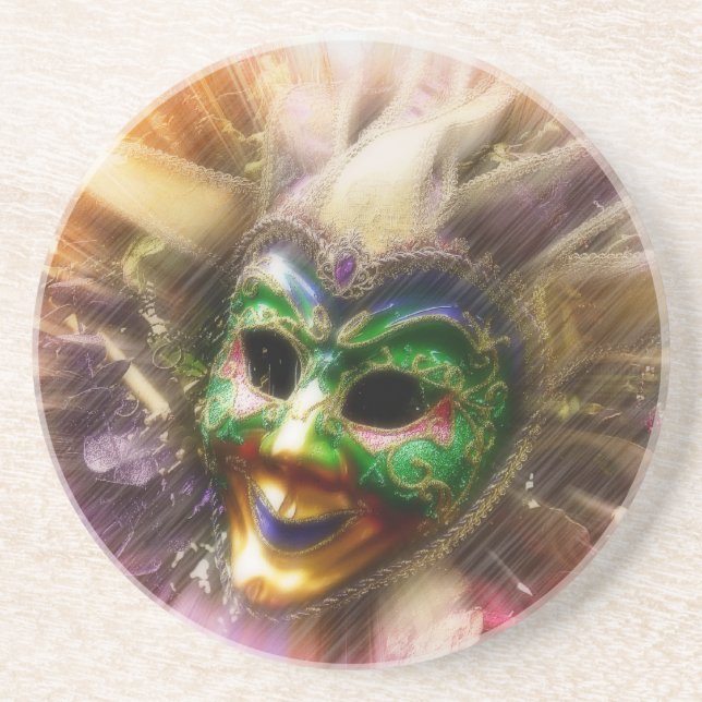 Colorful Jester Coaster (Front)