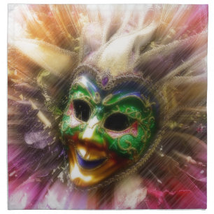 Colorful Jester Napkin
