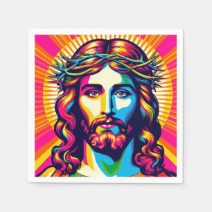 Colorful Jesus napkins! Napkins